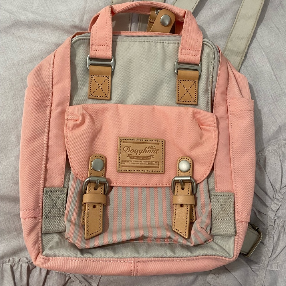 Doughnut macaroon mini backpack